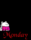 Monday (Black and Cranberry) [IMAGE]