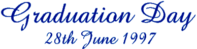 Graduation Day, 28th June, 1997.